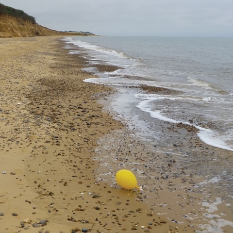 baloon on beach